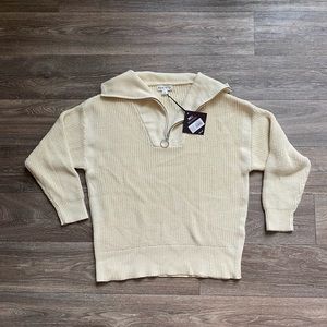 🌺 NWT half zip sweater